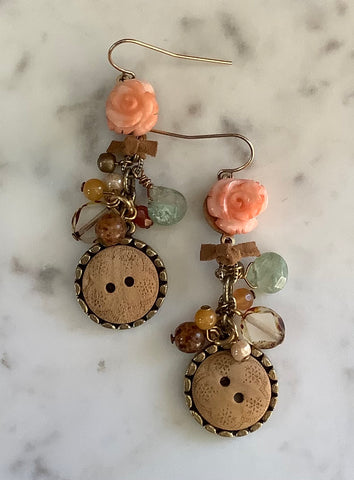 Rosette Medley Earrings