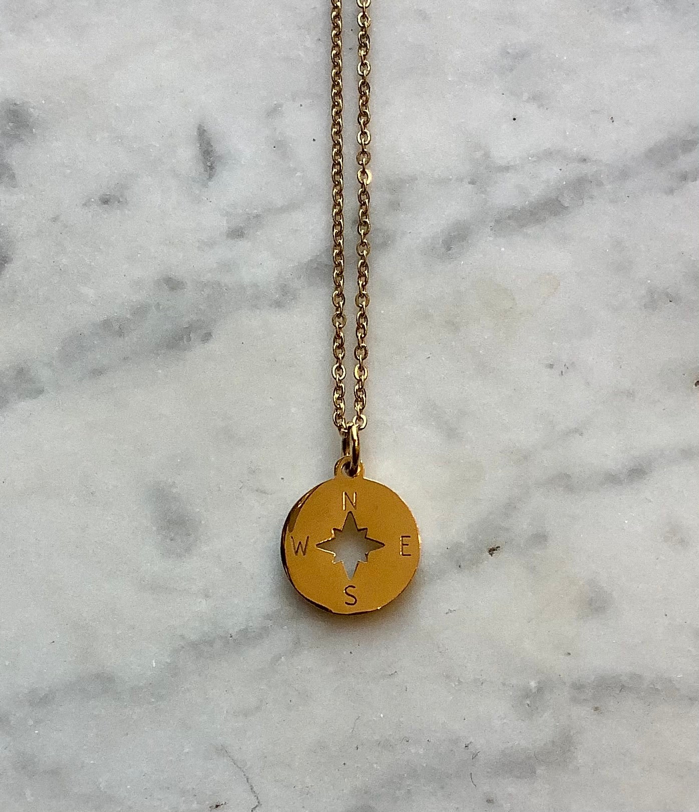 SOLD OUT. Compass Necklace