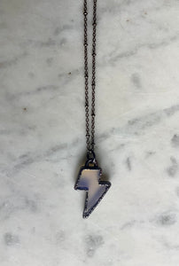 Opalite Lightning Bolt Necklace