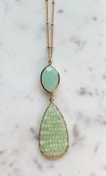 Seaside Teardrop Necklace